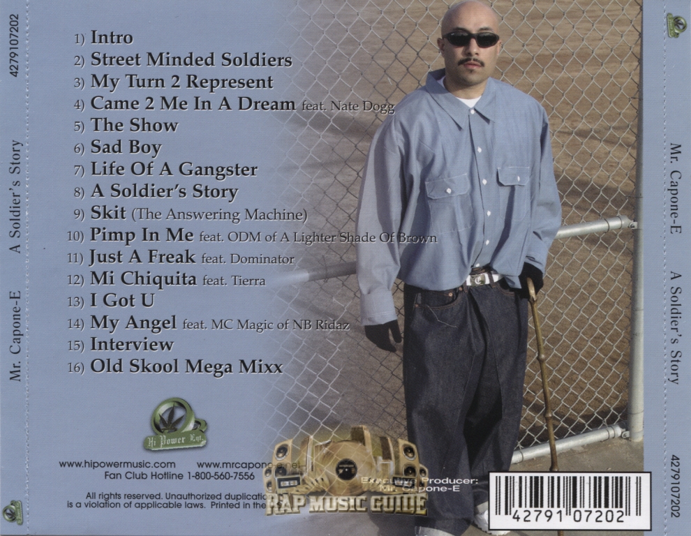 Mr. Capone-E - A Soldier's Story: CD | Rap Music Guide
